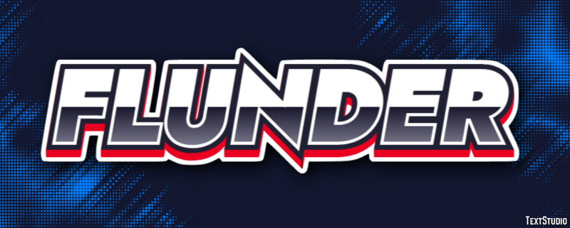 Flunder Texteffekt