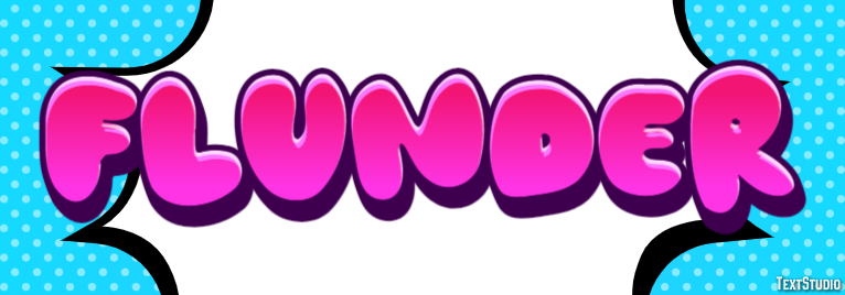 Flunder Texteffekt