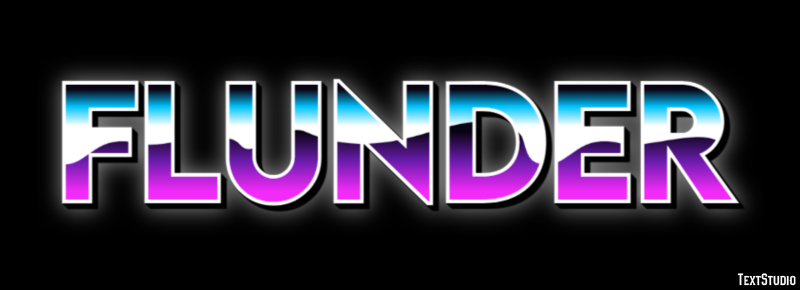 Flunder Texteffekt
