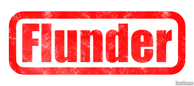 Flunder Texteffekt