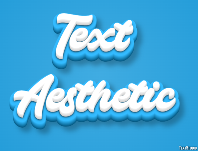 Text Aesthetic Text Effect