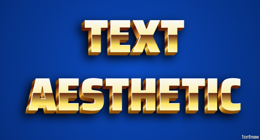Text Aesthetic Tekst Effect