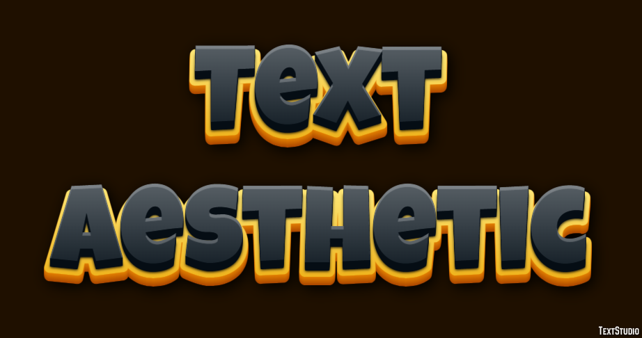 Text Aesthetic Tekst Effect