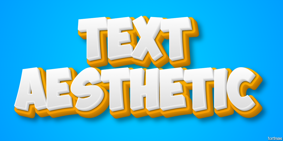 Text Aesthetic Tekst Effect