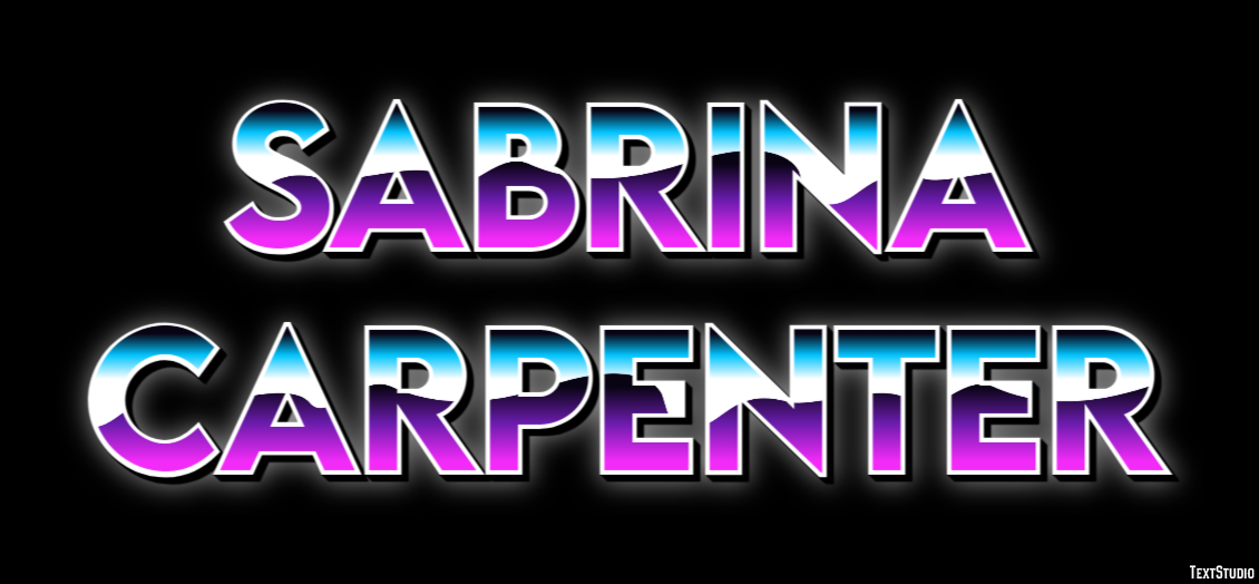 Sabrina Carpenter Efeito de texto