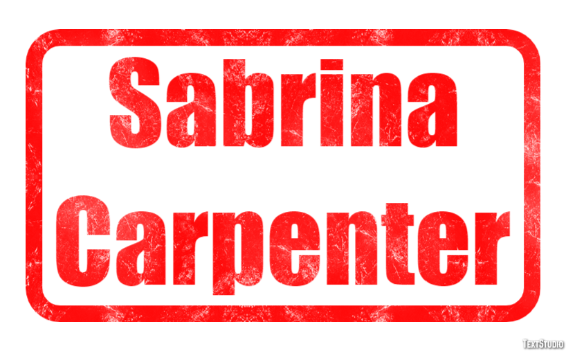 Sabrina Carpenter Text Effect