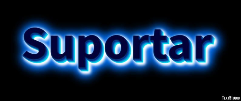 Suportar Efeito do texto