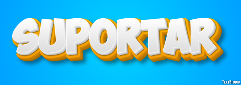 Suportar Efeito do texto