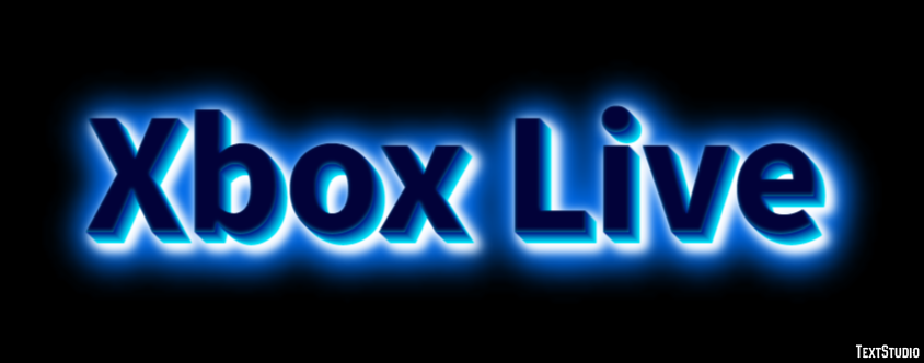 Xbox Live Efeito do texto