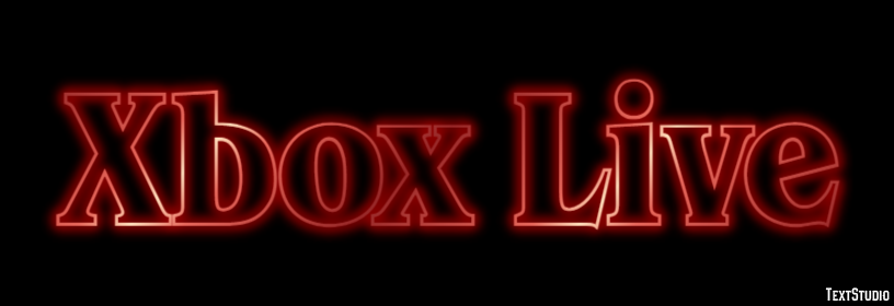 Xbox Live Efeito do texto