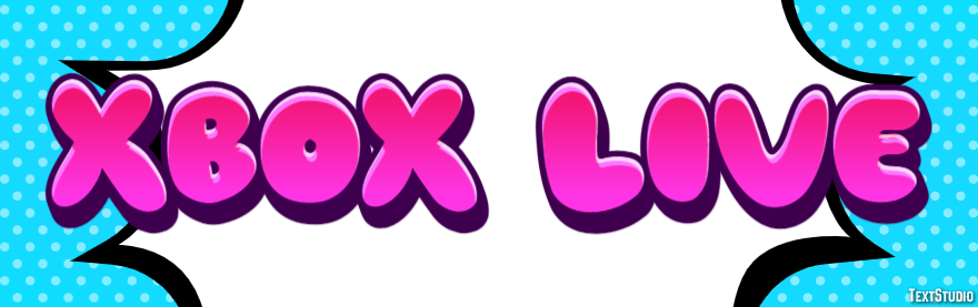 Xbox Live Efeito do texto