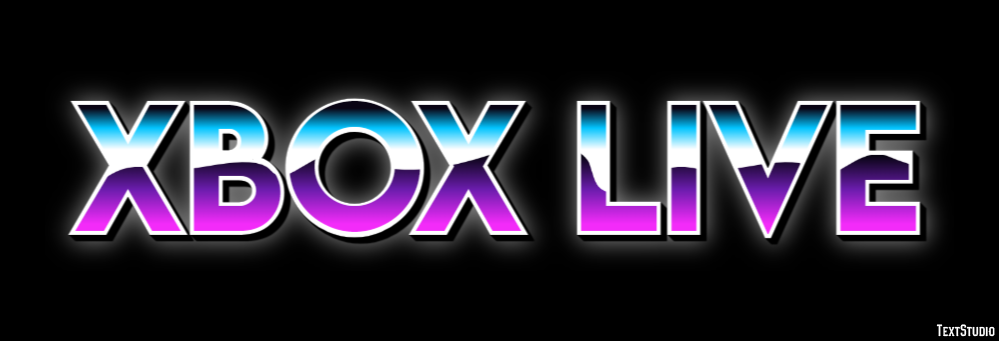 Xbox Live Efecto de Texto