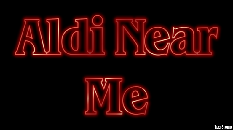 Aldi Near Me Effetto testo