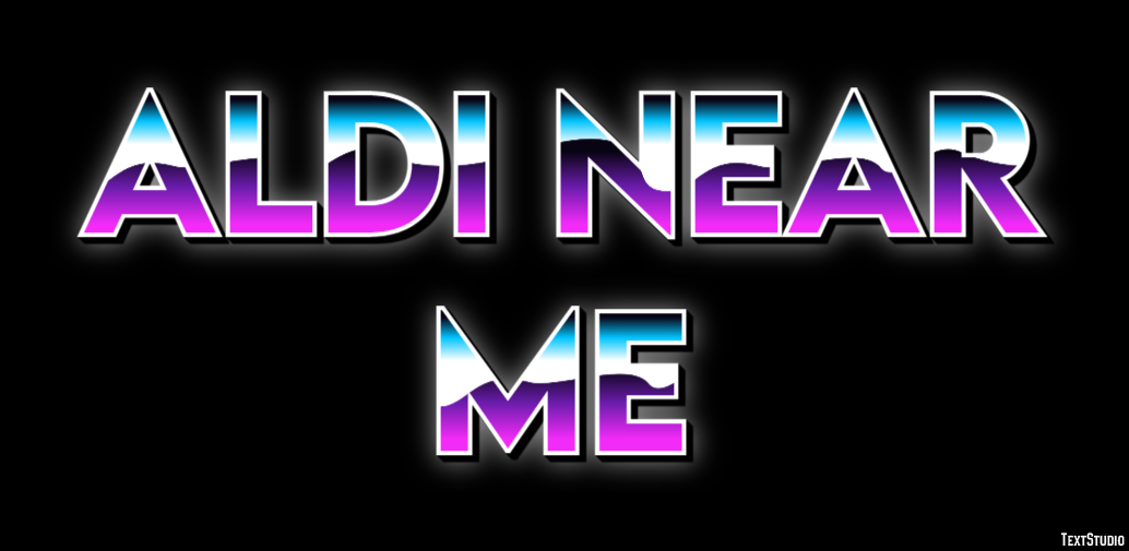 Aldi Near Me Effetto testo