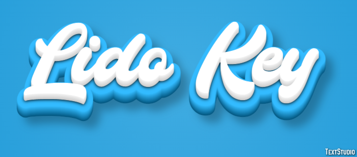 Lido Key Эффект текста