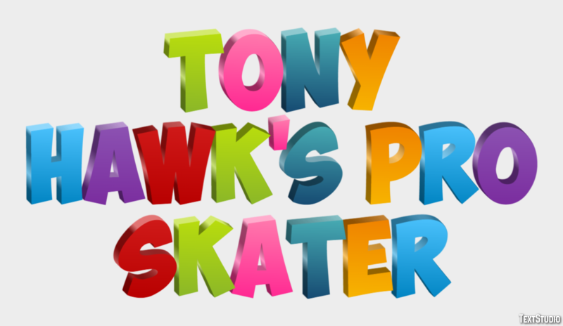 Tony Hawk's Pro Skater Effetto testo