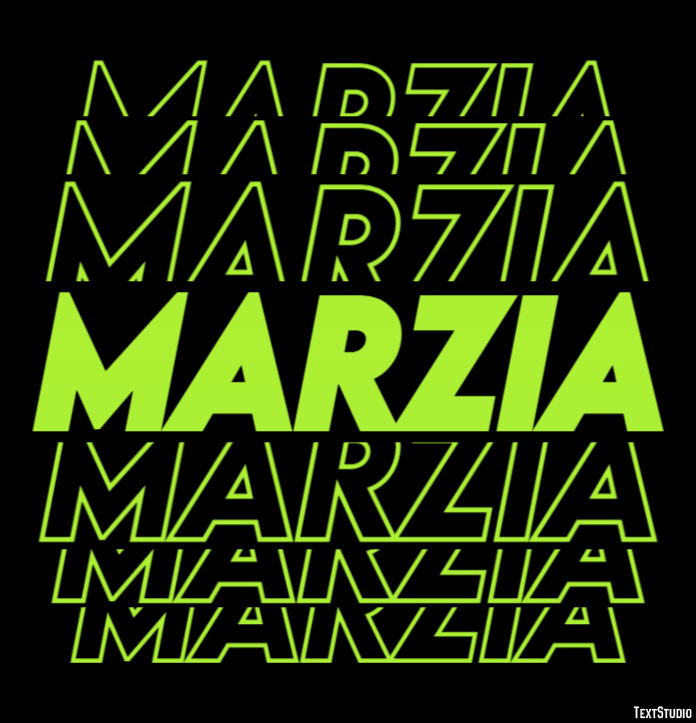 Marzia Effetto testo