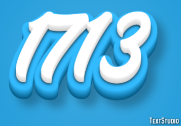 1713 Efecto de Texto