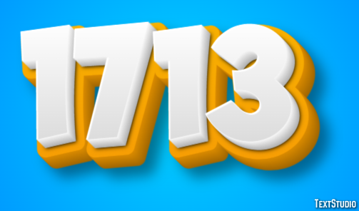 1713 Efecto de Texto