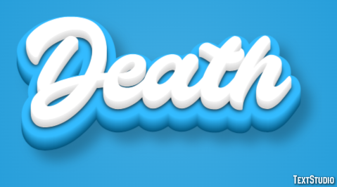 Death Text Effect