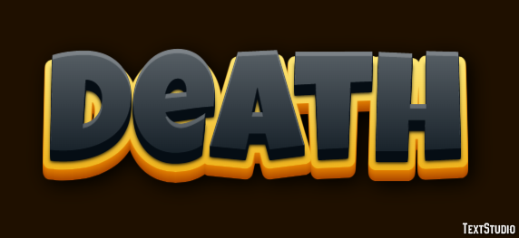 Death Text Effect