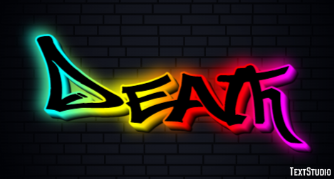 Death Text Effect