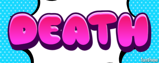 Death Text Effect