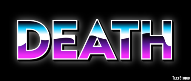 Death Text Effect