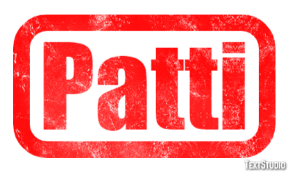 Patti Efecto de texto