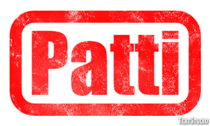 Patti Efekt tekstowy