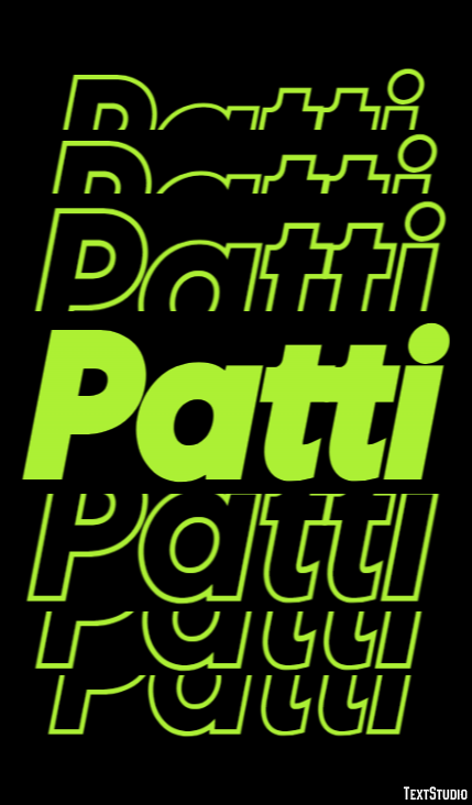 Patti Efecto de texto
