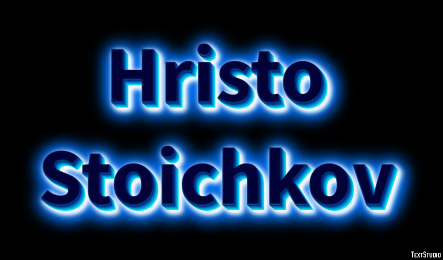 Hristo Stoichkov Efecto de texto