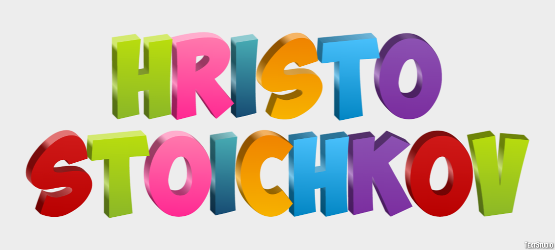 Hristo Stoichkov Efecto de texto