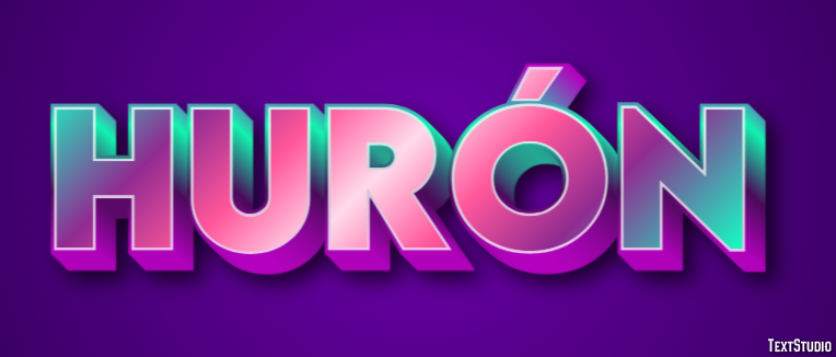 Hurón Efecto de texto