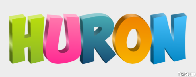 Hurón Efecto de texto