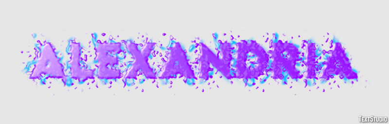 Alexandria Эффект текста