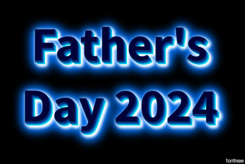 Father's Day 2024 Efekt tekstowy