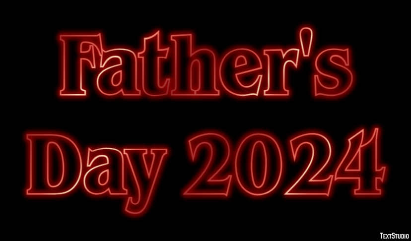 Father's Day 2024 Efekt tekstowy