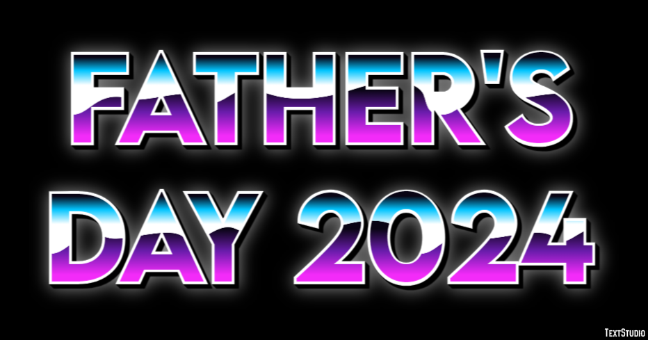 Father's Day 2024 Efekt tekstowy