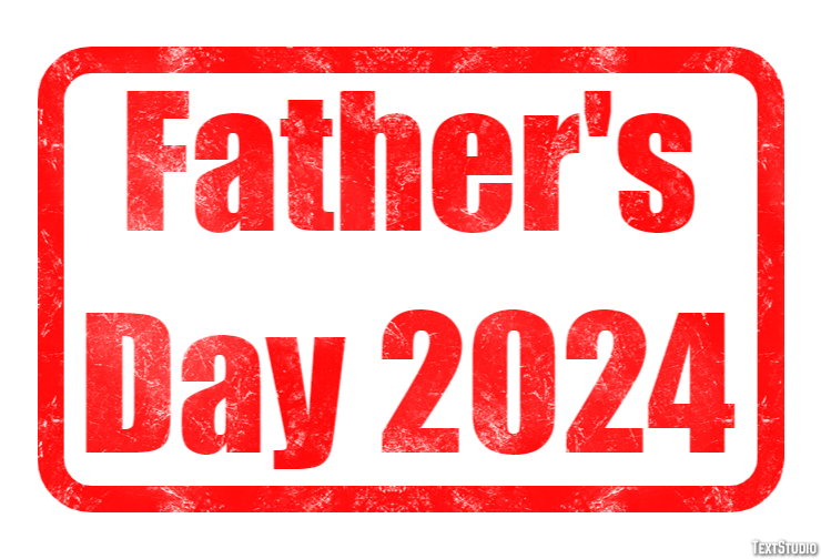 Father's Day 2024 Efekt tekstowy