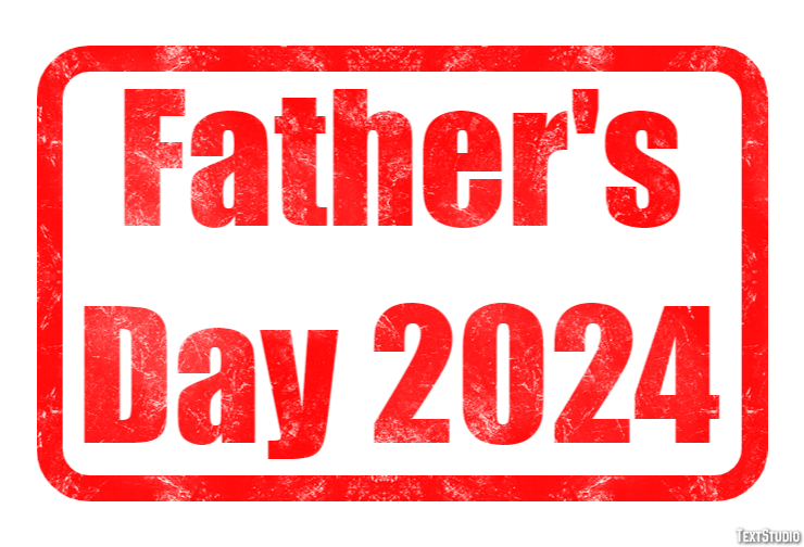 Father's Day 2024 Efekt tekstowy