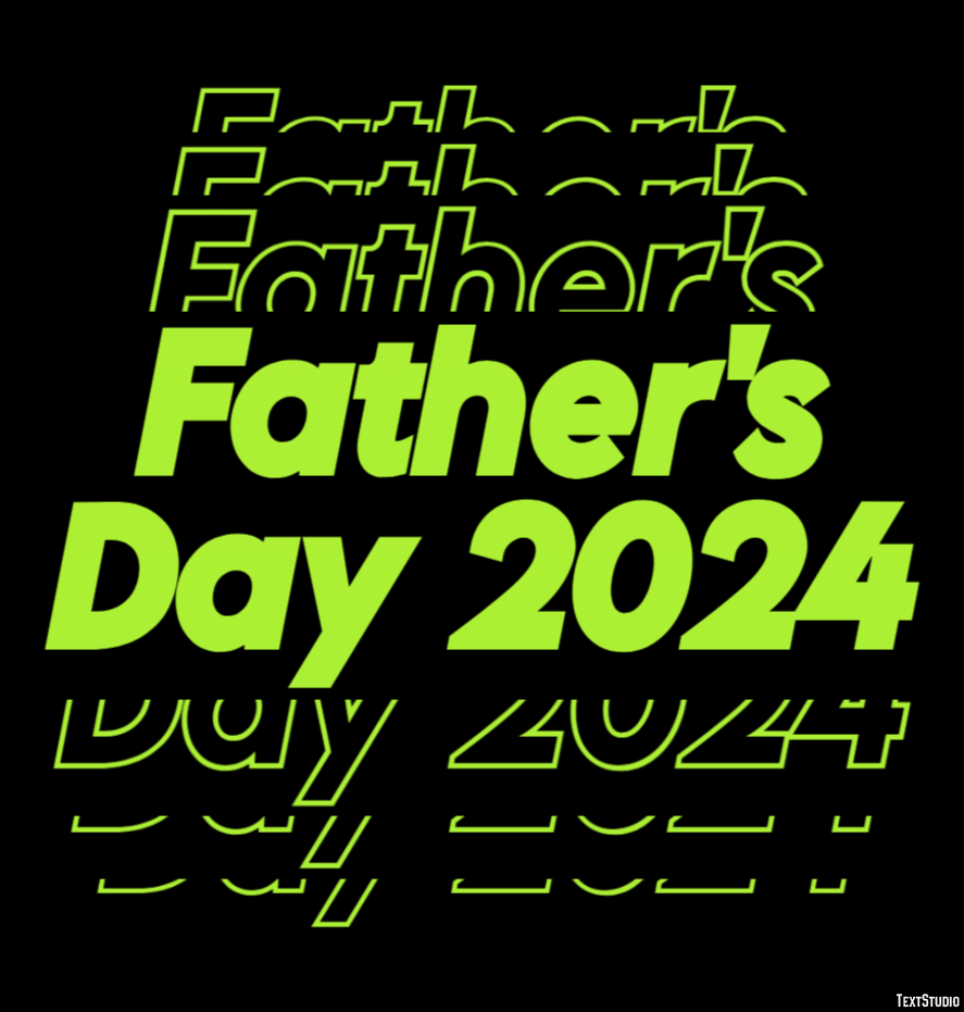 Father's Day 2024 Efekt tekstowy