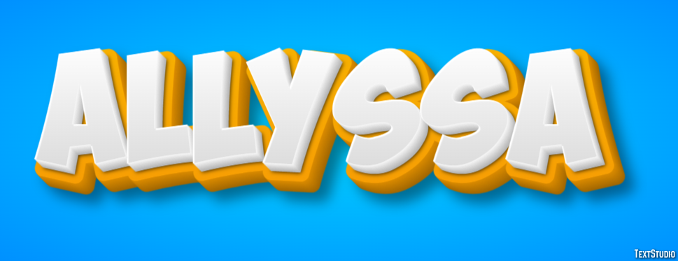Allyssa Text Effect