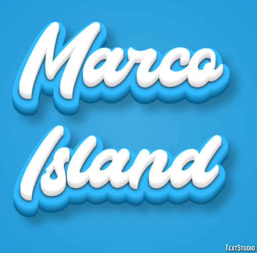 Marco Island Efekt tekstowy