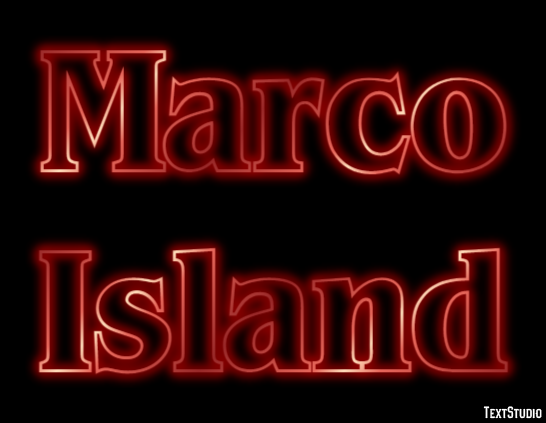 Marco Island Efekt tekstowy