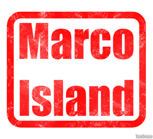 Marco Island Efeito de texto