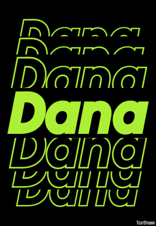 Dana Text Effect