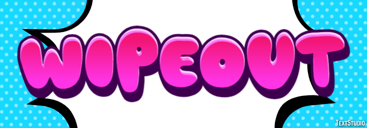 Wipeout Efekt tekstowy