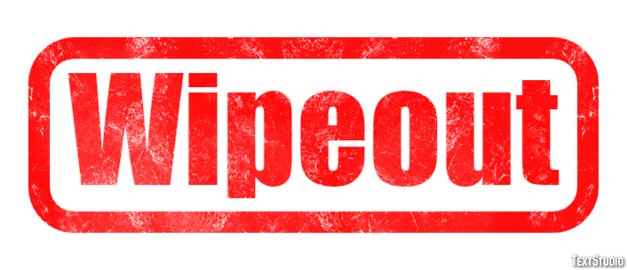 Wipeout Efekt tekstowy