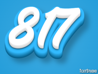 817 Texteffekt
